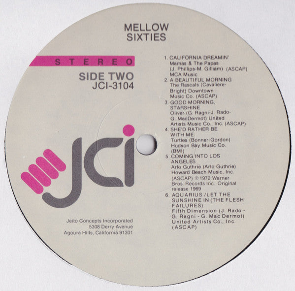 Various : Mellow Sixties (LP, Comp)