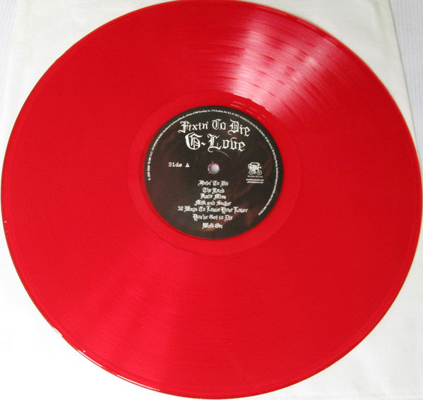 G-Love* : Fixin' To Die (LP, Album, Red)