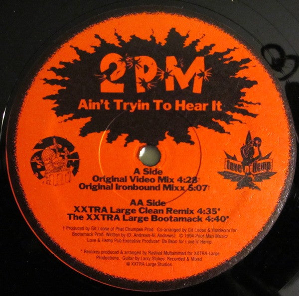 2PM (4) : Ain't Tryin To Hear It (12")