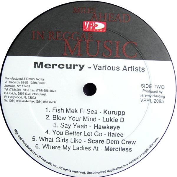 Various : Mercury (LP, Comp)
