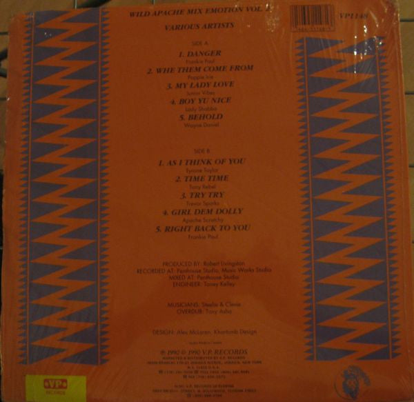 Various : Wild Apache Mix Emotion Vol. 2 (LP, Comp)