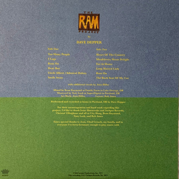Dave Depper : The Ram Project (LP, Album)