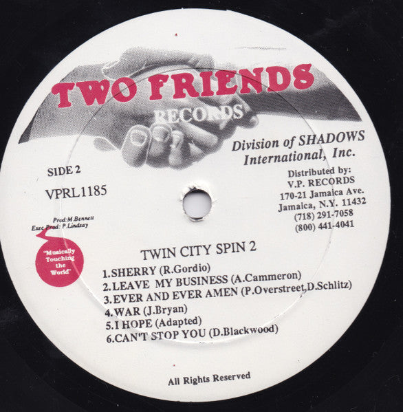 Various : Twin City Spin 2 (LP, Comp)