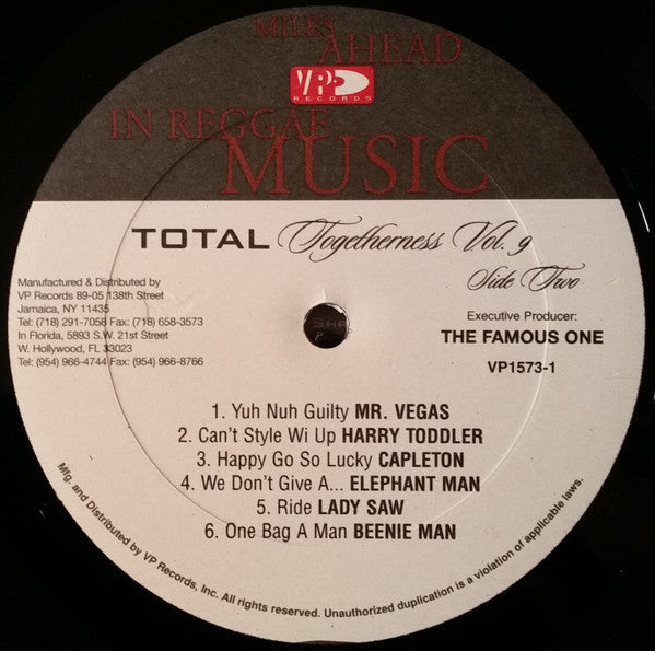 Various : Total Togetherness Volume 9 (LP, Comp)