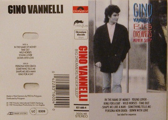 Gino Vannelli : Big Dreamers Never Sleep (Cass, Album)