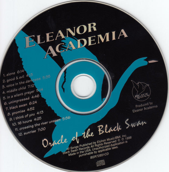 Eleanor Academia : Oracle Of The Black Swan (CD, Album)