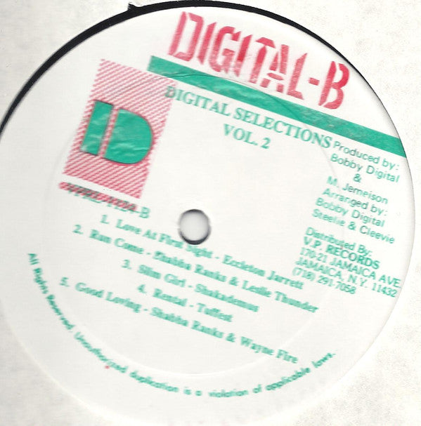 Various : Digital-B Selections Vol. 2 (LP, Comp)