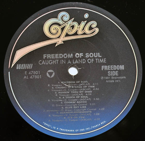 Freedom Of Soul : Caught In A Land Of Time (LP, Album)
