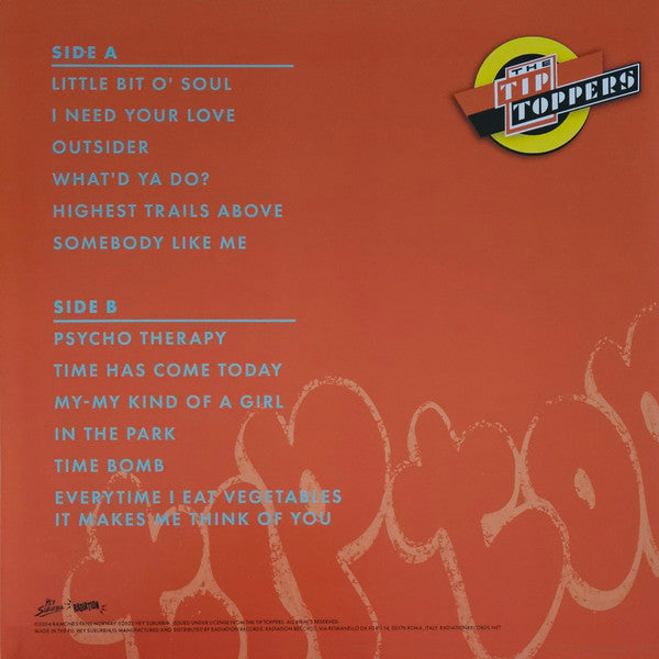 The Tip Toppers : Subterranean Jungle (LP, Album, Ltd, RE, Ora)