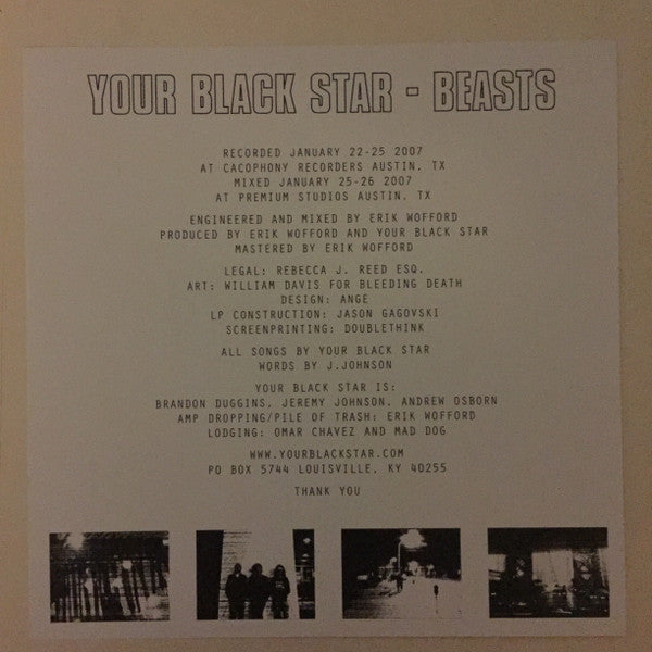 Your Black Star : Beasts (12", Ltd)