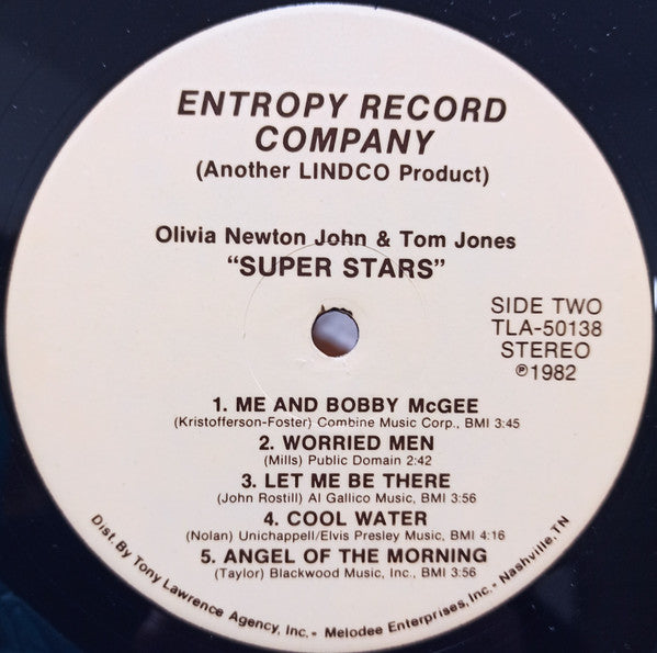 Olivia Newton-John & Tom Jones : Super Stars (LP, Comp)