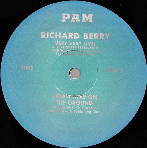 Richard Berry & Soul Serchers* : Wild Berry! - Live From H.D. Hover Century Restaurant (LP, Album, RE)