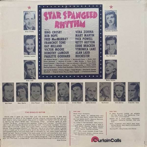 Various : The Original Soundtrack Recording Of Star Spangled Rhythm (LP, Album)
