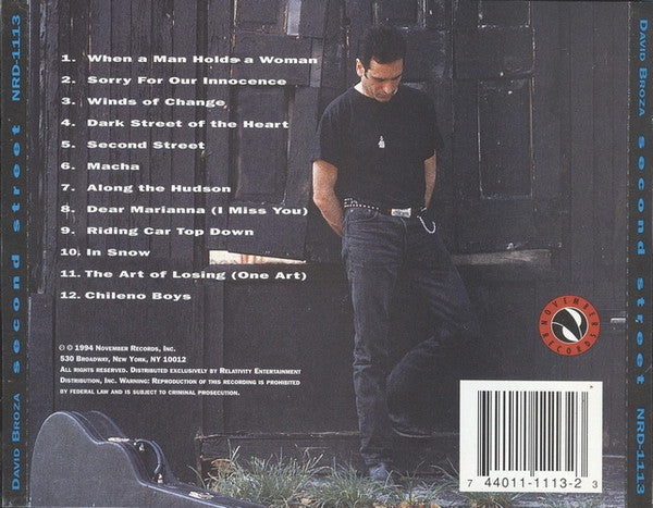 David Broza : Second Street (CD, Album)