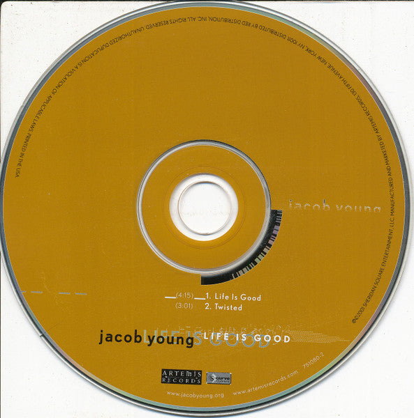 Jacob Young (3) : Life Is Good (CD, Single)