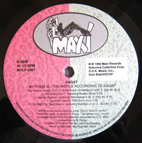 Sagat : My Poem Is... The World According To Sagat (LP, Album)