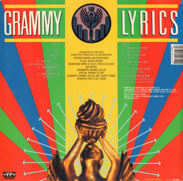 Various : Grammy Lyrics Vol. 3 (LP, Comp)