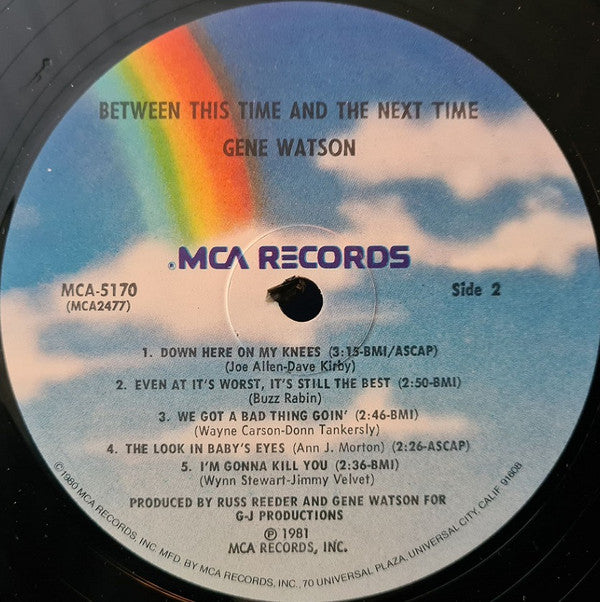 Gene Watson : Between This Time & The Next Time (LP, Album)