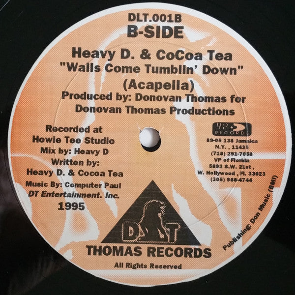 Heavy D.* & CoCoa Tea* : Walls Come Tumblin' Down (12")