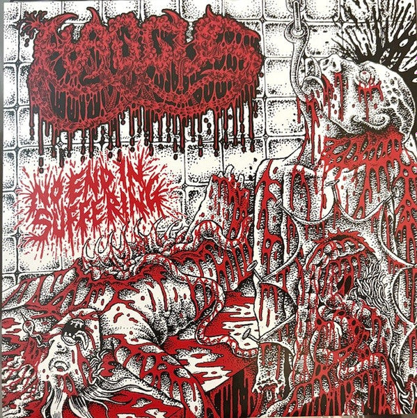 Haggus : No End In Suffering (7", EP, Red)