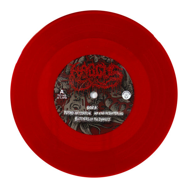 Haggus : No End In Suffering (7", EP, Red)