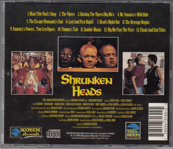 Richard Band / Danny Elfman : Shrunken Heads (Original Motion Picture Soundtrack) (CD, Album)