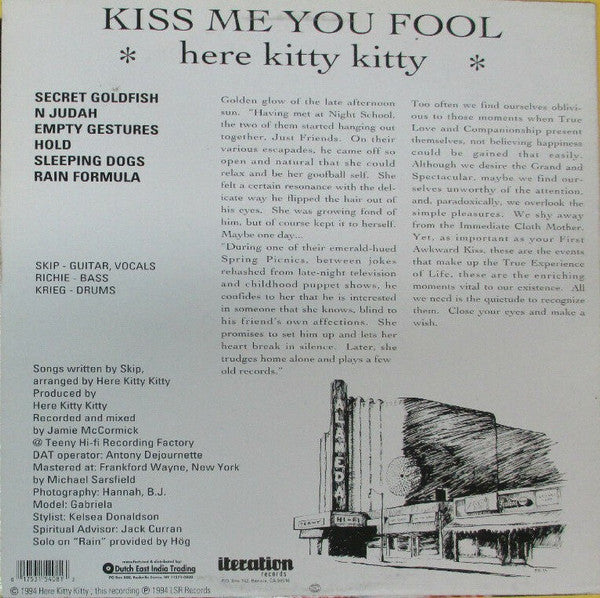 Here Kitty Kitty : Kiss Me You Fool (LP, Album)