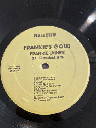 Frankie Laine (2) : Frankie's Gold Frankie Laine's 21 Greatest Hits (LP, Album)