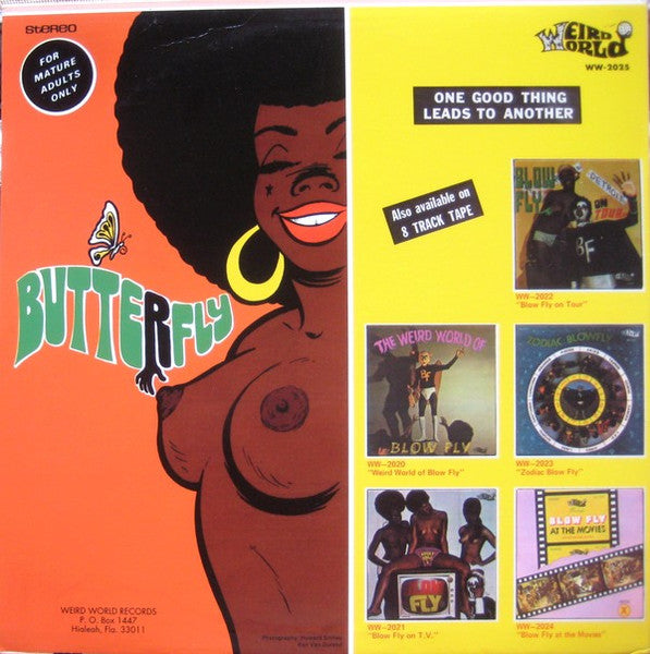 Blowfly : Butterfly (LP, Album, RE)