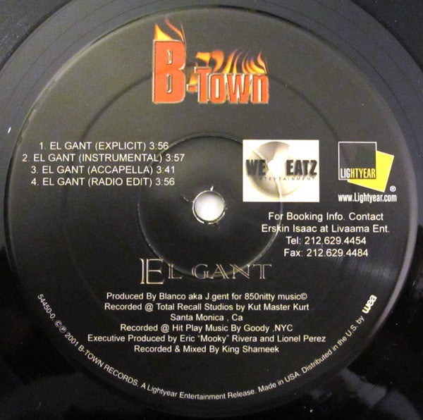 El Gant : El Gant (12")