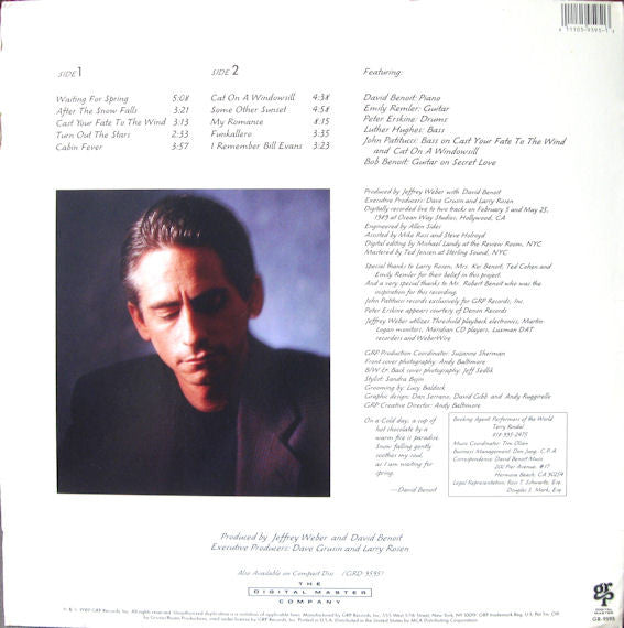 David Benoit : Waiting For Spring (LP)