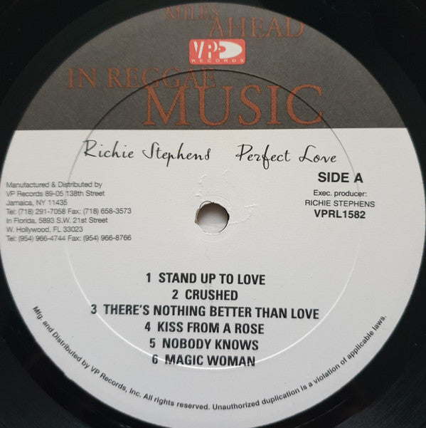Richie Stephens : Perfect Love (LP, Album)