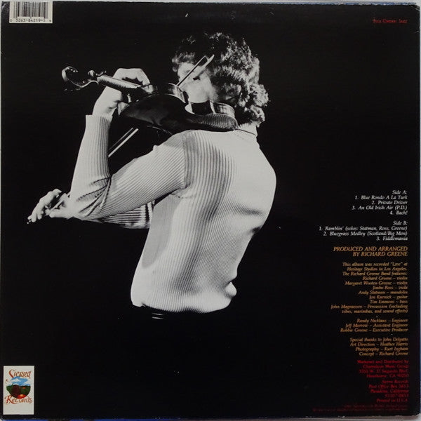 Richard Greene : Blue Rondo (LP, Album)