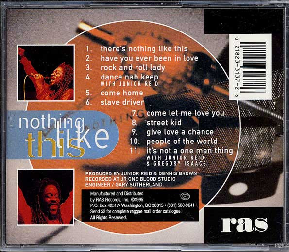 Dennis Brown : Nothing Like This (CD, Album)
