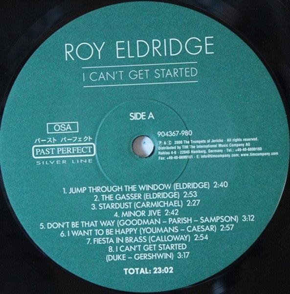 Roy Eldridge : I Can't Get Started (LP, Comp)