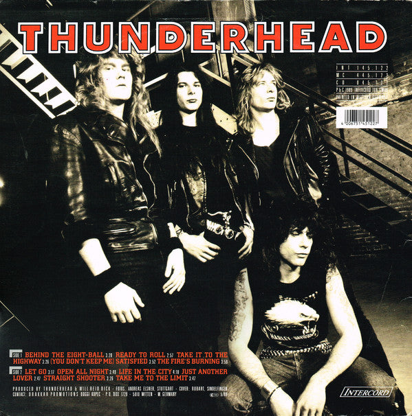 Thunderhead (3) : Behind The Eight-Ball (LP, Album)