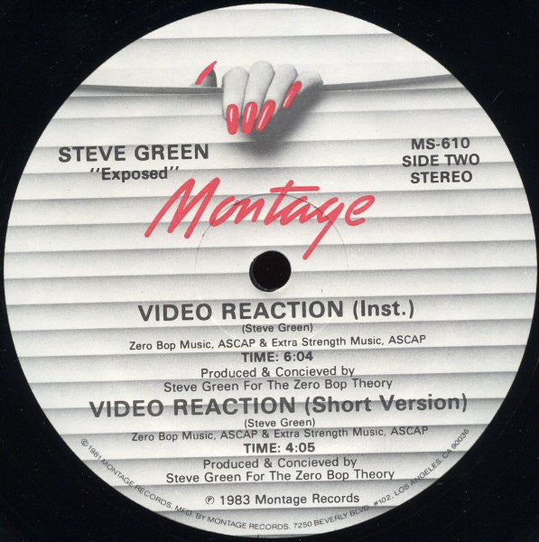 Steve Green : Video Reaction (12")