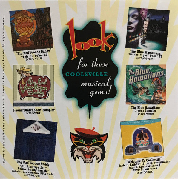 Big Bad Voodoo Daddy : You & Me & The Bottle Makes 3 Tonight (Baby) (CD, Single)