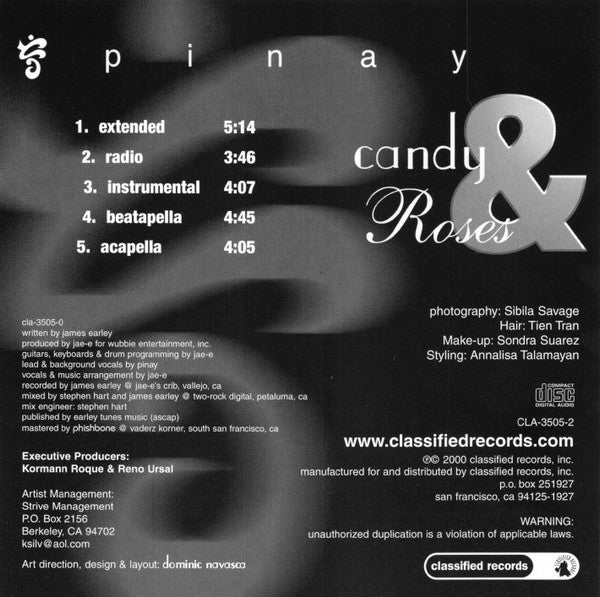 Pinay : Candy & Roses (CD, Maxi)
