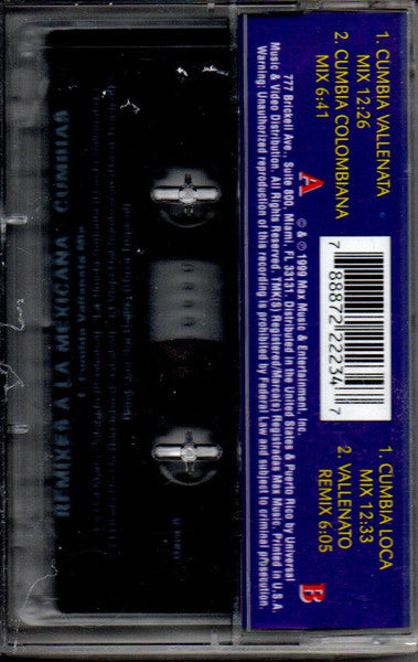 Various : Remixes A La Mexicana - Cumbias... (Cass)