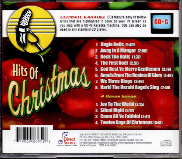 Various : Ultimate Karaoke - Hits Of Christmas (CD, Comp)