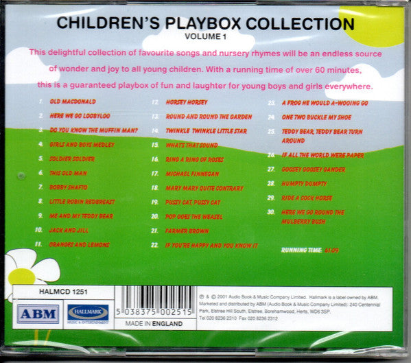 Various : Children's Playbox Collection Volume 1 (CD, Comp)