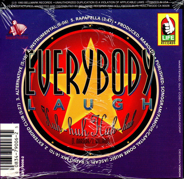The Michigan Man : Everybody Laugh, Huh Huh, Huh Huh (CD, Single)
