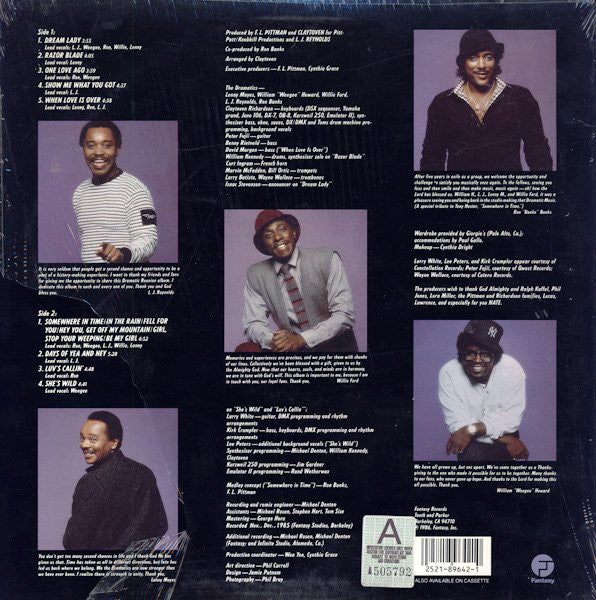 The Dramatics : Somewhere In Time (A Dramatic Reunion) (LP, Album)