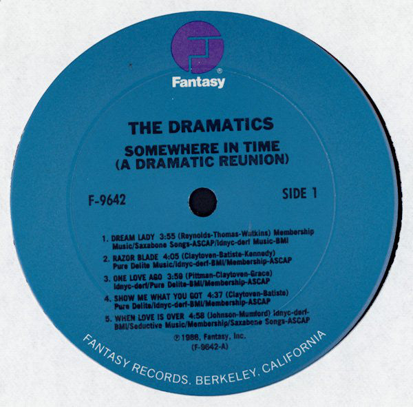 The Dramatics : Somewhere In Time (A Dramatic Reunion) (LP, Album)