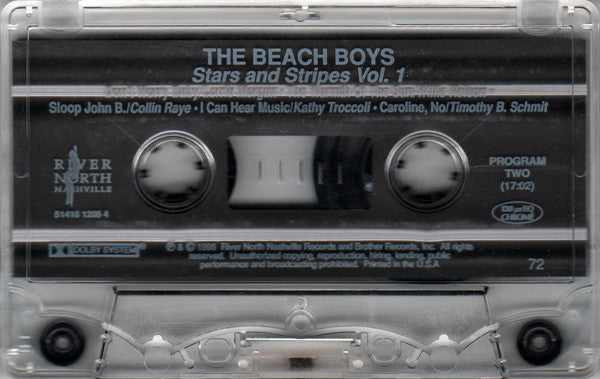 The Beach Boys : Stars And Stripes Vol. 1 (Cass, Album)