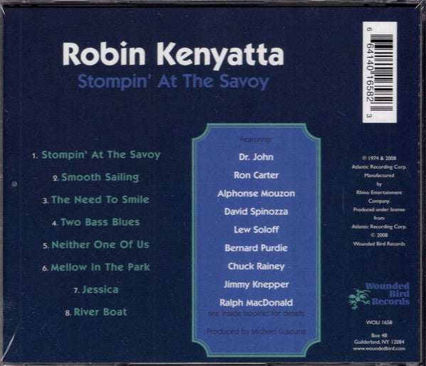 Robin Kenyatta : Stompin' At The Savoy (CD, Album, RE)