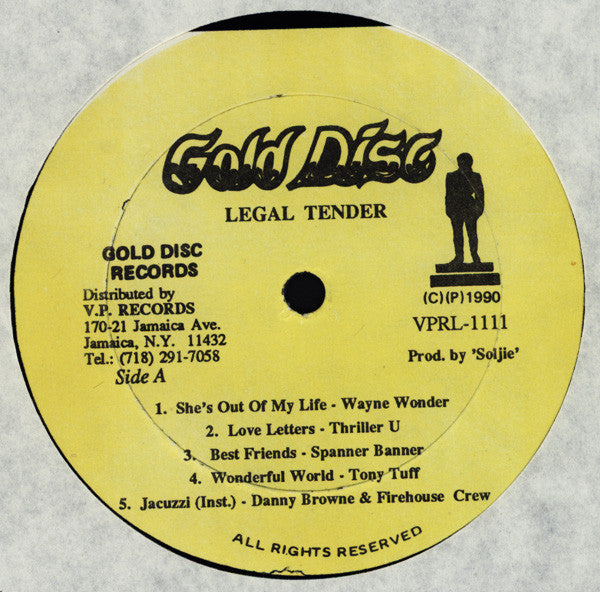 Various : Legal Tender (LP, Comp)