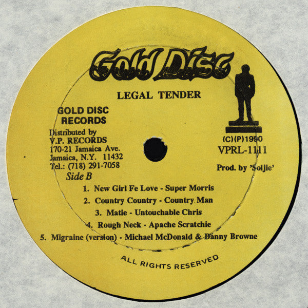 Various : Legal Tender (LP, Comp)