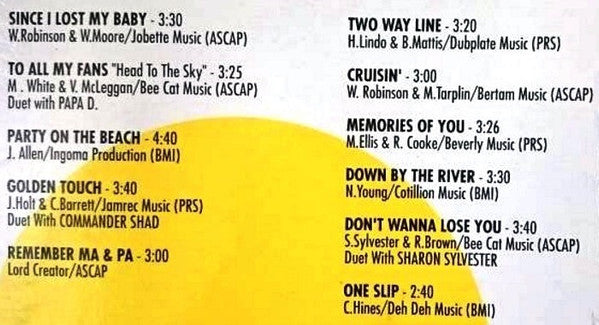 Rula Brown : Party On The Beach (LP, Album)